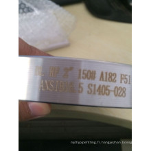 Flasques ASTM A182 F51, F53, F55, F50, F57, F59, F60, F61, F904L